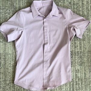 lululemon athletica Light Pink Casual Button Down Shirt